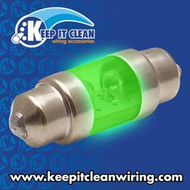 Super Bright Green 31mm Festoon Led 12v Bulb