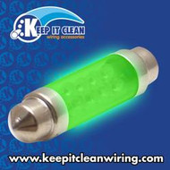 Super Bright Green 44mm Festoon Led 12v Bulb