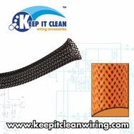 5/8" Orange Ultra Wrap Wire Loom - 10 Feet
