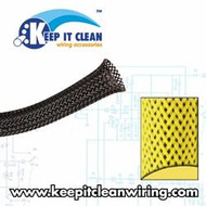 1/8" Neon Yellow Ultra Wrap Wire Loom - 10 Feet