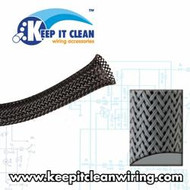 5/8" Grey Ultra Wrap Wire Loom - 10 Feet