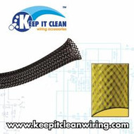 1/8" Yellow Ultra Wrap Wire Loom - 10 Feet
