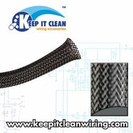 1/8" Carbon Ultra Wrap Wire Loom - 10 Feet