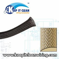 5/8" Beige Ultra Wrap Wire Loom - 10 Feet