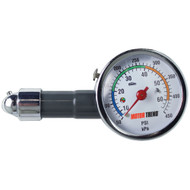 MOTOR TREND TGM-0128 Metal-Dial Tire Gauge