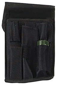 5 "x 8"  NYLON 6-POCKET POUCH :  ( Pack of  3 Pcs )