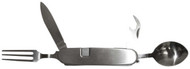 FOUR-IN-ONE POCKET KNIFE DINING UTENSILS :  ( Pack of  9 Pcs )