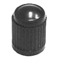 Black Plastic Tire Valve Stem Cap, Box of 100