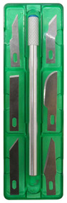 7 PIECE HOBBY KNIFE SET IN PLASTIC BOX :  ( Pack of  1 Pc )