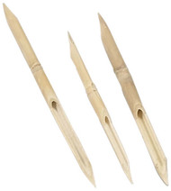 3 PIECE HOLLOW BAMBOO MODELING TOOLS FOR CLAY OR WAX, 6" , 7", & 8" SET :  ( Pack of  1 Pc )