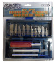 16 Piece Hobby Knive Set With 13 Blades, 3 Handles, And A Custom Fit Storage Box :  ( Pack of  1 Pc )