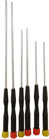 6 Piece Set Of Long Handled Screwdrivers :  ( Pack of  1 Pc )