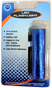 3.5", 3 LED FLASHLIGHT WITH LARGE REFLECTORS AND ANTI-SHOCK SWITCH :  ( Pack of  2 Pcs. )