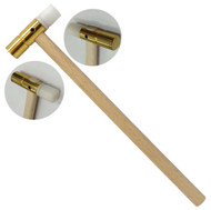 Double Hammer- Brass & Nylon Heads :  ( Pack of  1 Pc )