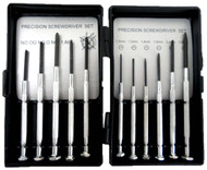 Grid 11 Piece Small Precision Screwdriver Set with Plastic Case :  ( Pack of  1 Pc )