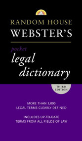 Random House Webster's Pocket Legal Dictionary