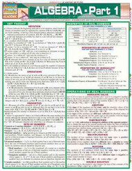 Algebra (Quickstudy Reference Guides - Academic)