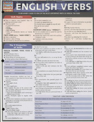 English Verbs Quick Reference Guide (Quick Study Academic)