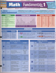 Math Fundamentals 1 Quick Reference Guide (Quick Study Academic)