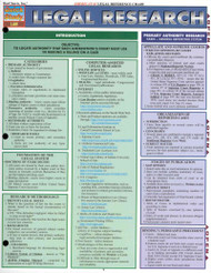 Legal Research Reference Chart (Quick Study Law)