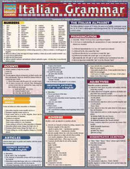 Italian Grammar (ITALIAN) (Quickstudy Reference Guides - Academic)