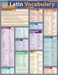 Latin Vocabulary (LATIN) (Quickstudy Reference Guides - Academic)