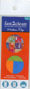 Fast2Clean 2-Piece Modern Pop Mini Microfiber Static-Cling Cleaners