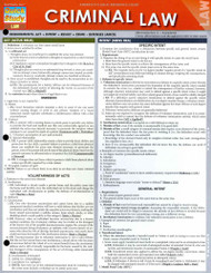 Criminal Law (Quick Study Law)