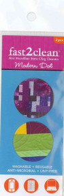 Fast2Clean 2-Piece Modern Dot Mini Microfiber Static-Cling Cleaners