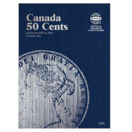 Canada 50 Cent Collection 1870 to 1901 Coin Folder