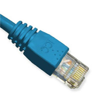 PATCH CORD, CAT 6, MOLDED BOOT, 14' BL