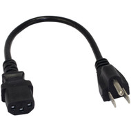 VERICOM XPS01-00940 3-Prong C13 Power Cord (1ft)