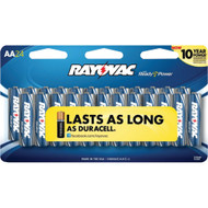 RAYOVAC 815-24CF2 Alkaline Batteries (AA; 24 pk)