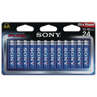 SONY S-AM3B24A STAMINA(R) PLUS Alkaline Batteries (AA; 24 pk)