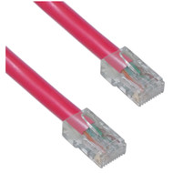 Cable Wholesale Electronics Cat5e Red Ethernet Patch Cable Bootless 6 Foot