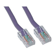 Cable Wholesale Electronics Cat6 Purple Ethernet Patch Cable Bootless 5 Foot