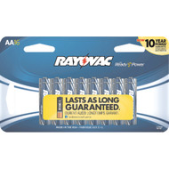 RAYOVAC 815-16SCF Alkaline Batteries, Carded (AA; 16 pk)