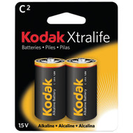 KODAK XLC2 Xtralife(TM) Alkaline Batteries (C type, 2 pk)