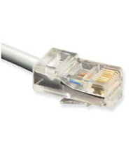 ICLC807FSV / 7' Flat Line Cord 8P8C SILV