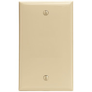 LEVITON 80714-I Blank Nylon Wall Plate Box Mount (Ivory)