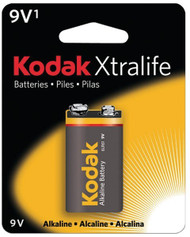 Kodak - Xtralife&trade; Alkaline Batteries (9V; 1 pack) Case Pack 5