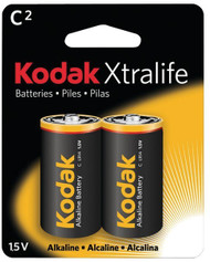 Kodak - Xtralife&trade; Alkaline Batteries (C type, 2 pack) Case Pack 5