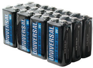 UPG- Super Heavy-Duty Battery Value Box: 9V- 12 pack Case Pack 2
