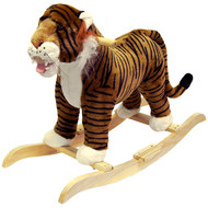 HAPPY TRAILS? Tiger Plush Rocking Animal