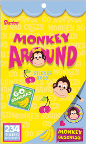 Velvet Sticker Book-Monkey Around-234 Stickers