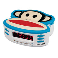 Paul Frank Single Alarm  AM/FM Clock Radio with Battery Back-Up