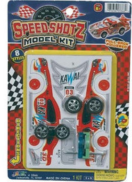 Speed Shotz Model Car Kit Case Pack 12