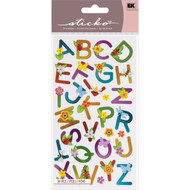 Sticko Alphabet Stickers-Flower