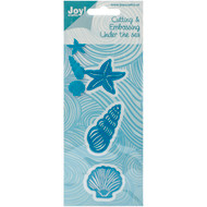 Joy! Crafts Cut & Emboss Die-Starfish/2 Shells, To 2.125"