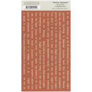 Spirited Cardstock Stickers-Petite Diction Mini Word